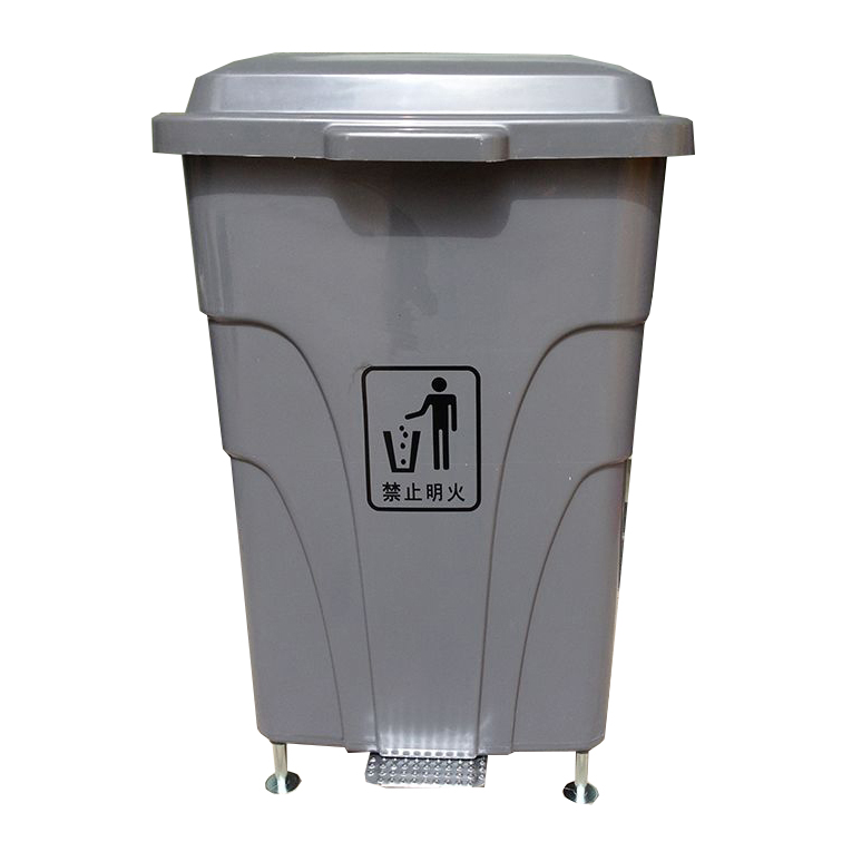 70L金属脚踏桶