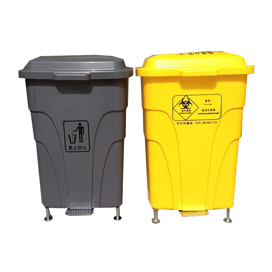 医用脚踏垃圾桶70L